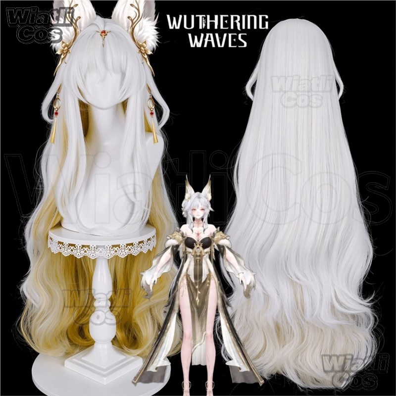 Anime Cosplay Wig Heat Resistant - Wuthering Waves Heart Hsin Cosplay Peruğu,