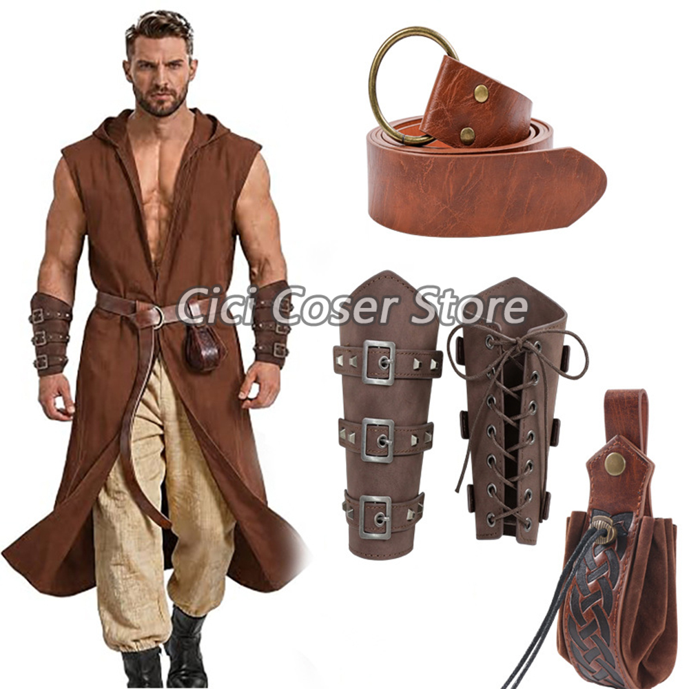 Costumes - Orta Çağ PU Deri Kemer, Kol