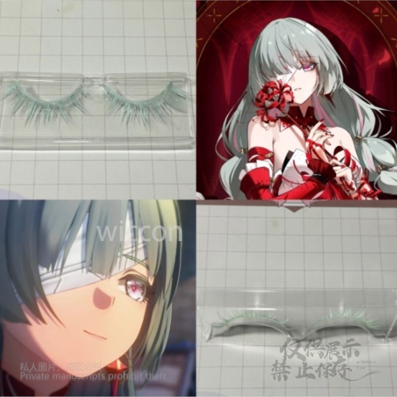 Anime Cosplay Wig Heat Resistant - Anime Phrolova Cosplay Peruk Yeşil Pembe