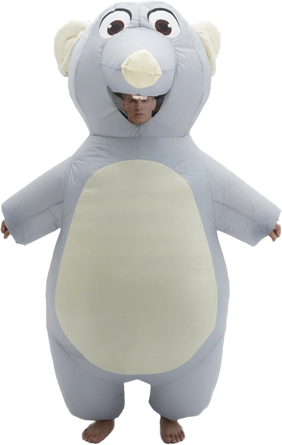Costumes - Yetişkinler için Şişirilebilir Fare Kostümü, Komik