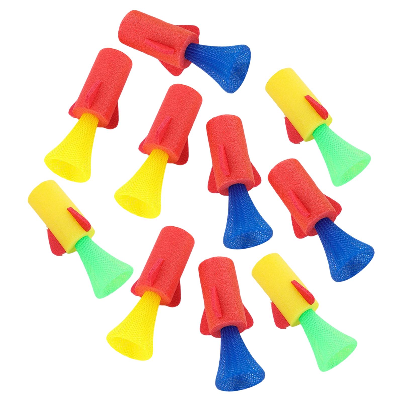 Novelty Gifts - Çocuklar İçin EVA Zıplayan Roket Fırlatıcı,