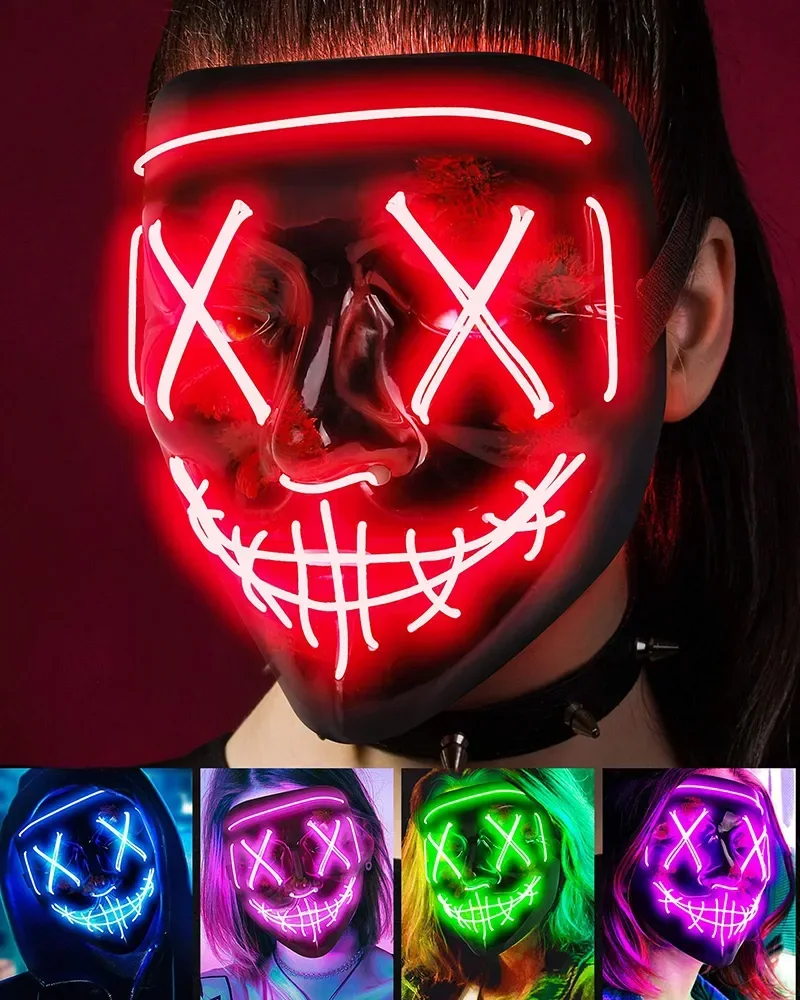 Kablosuz Bar Müzik Festivali N - Led Purge Mask Halloween incelemesi ve fiyatı