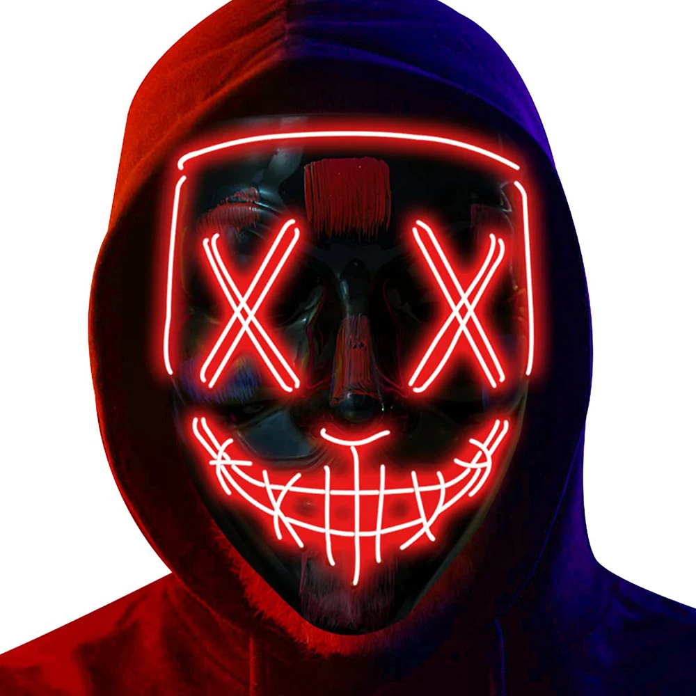 Yetişkinler ve Çocuklar İçin C - Led Purge Mask Halloween incelemesi ve fiyatı