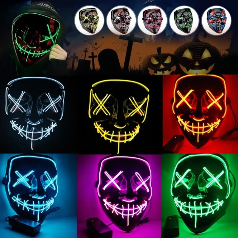 2026 Cadılar Bayramı Partisi M - Led Purge Mask Halloween incelemesi ve fiyatı